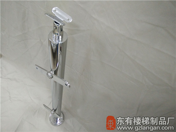 圆柱管状玻璃不锈钢楼梯立柱DY-8189精铸实心立柱头