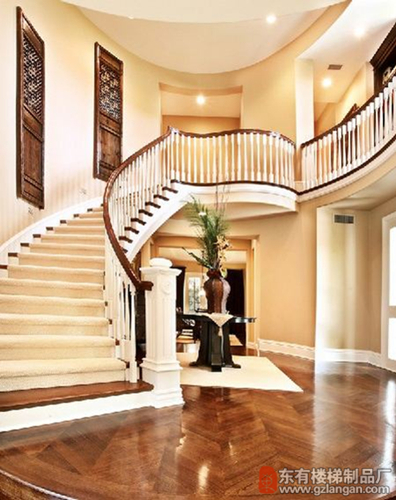 复式别墅楼楼梯可以如何装修
