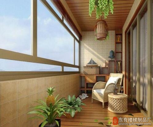 阳台围栏装修效果图2