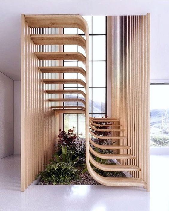 创意流线型的楼梯设计
