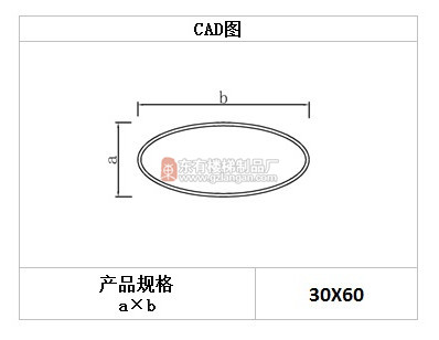 PVC仿木椭圆形扶手(G-P-002)CAD图